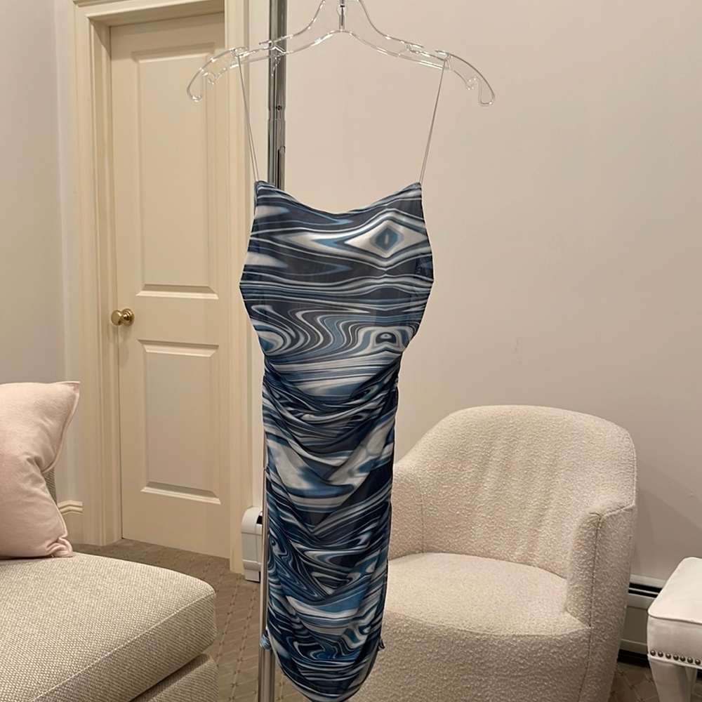 Tie Dye Mini Bodycon Dress